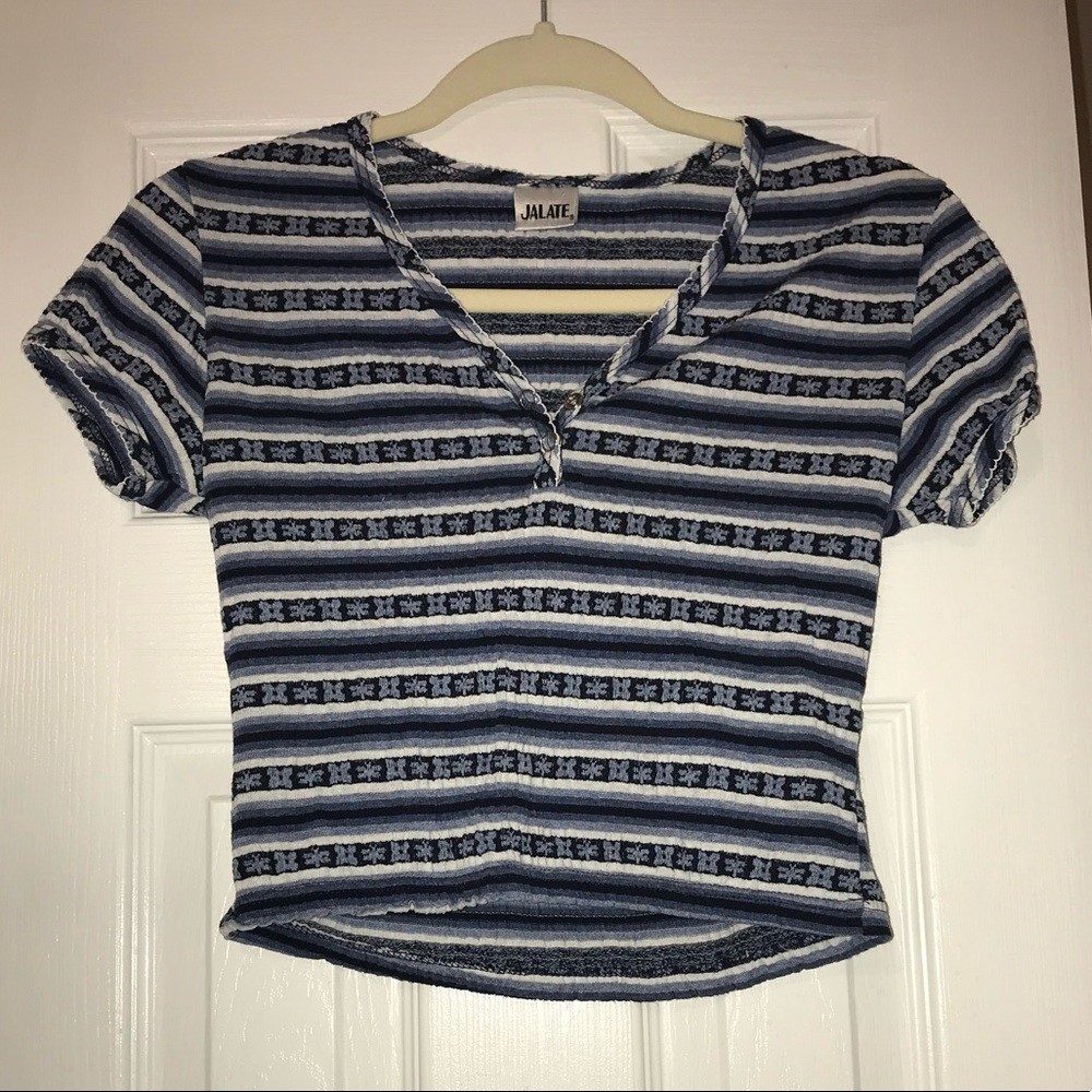Patterned crop top